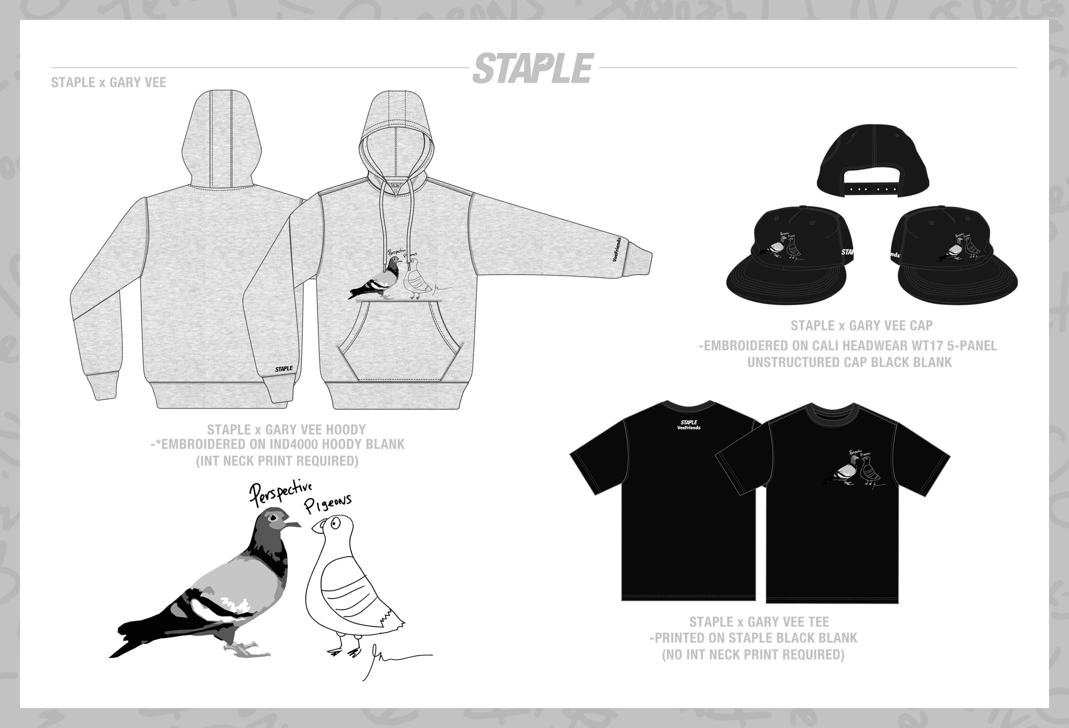 STAPLE Pigeon x VeeFriends